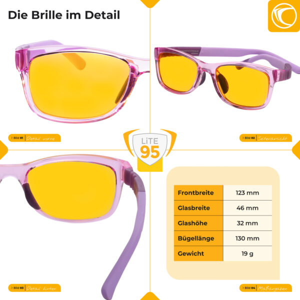 LiTE95 KiDS 2 - Brille BluelightProtect – Bild 4