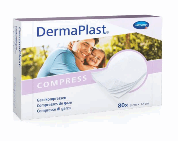 DermaPlast Gazekompressen steril 4x6cm