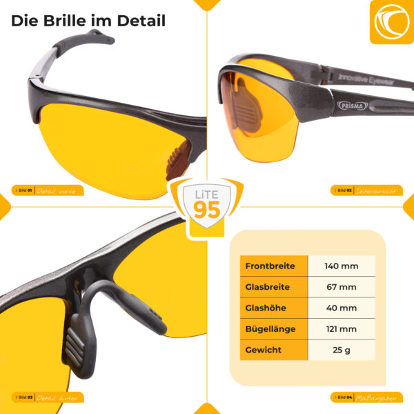 Blaulichtfilterbrille LiTE95 CLASSiC – Bild 2