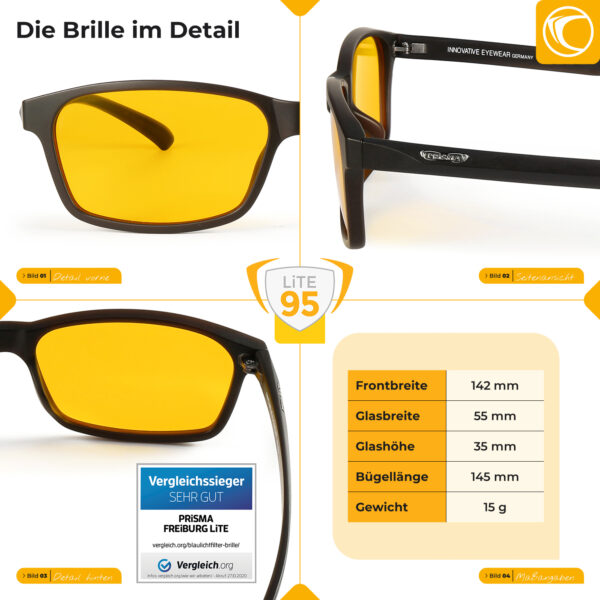 Blaulichtfilterbrille LiTE95 FREiBURG – Bild 5
