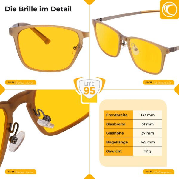 Blaulichtfilterbrille LiTE95 FRANKFURT – Bild 5